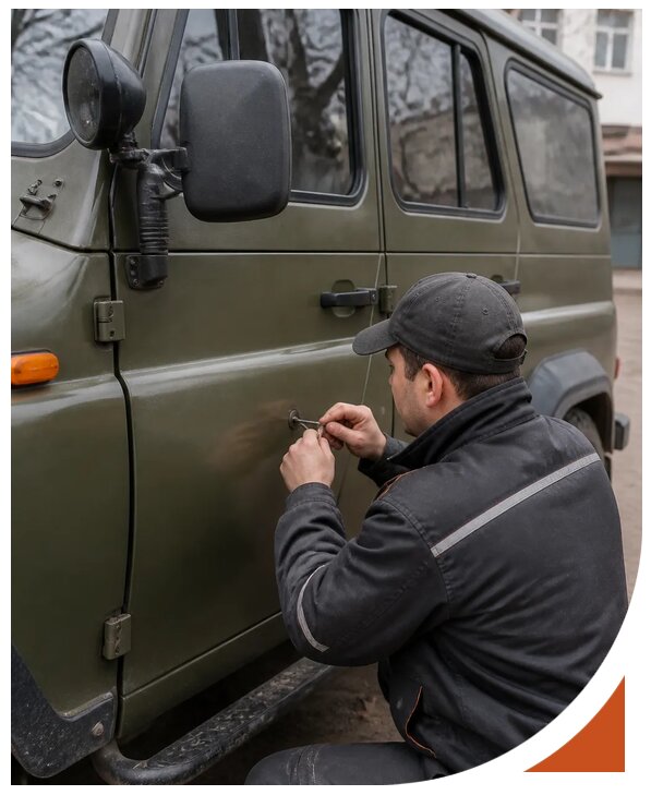 Профессиональное вскрытие автомобиля УАЗ без повреждений в Острогожске